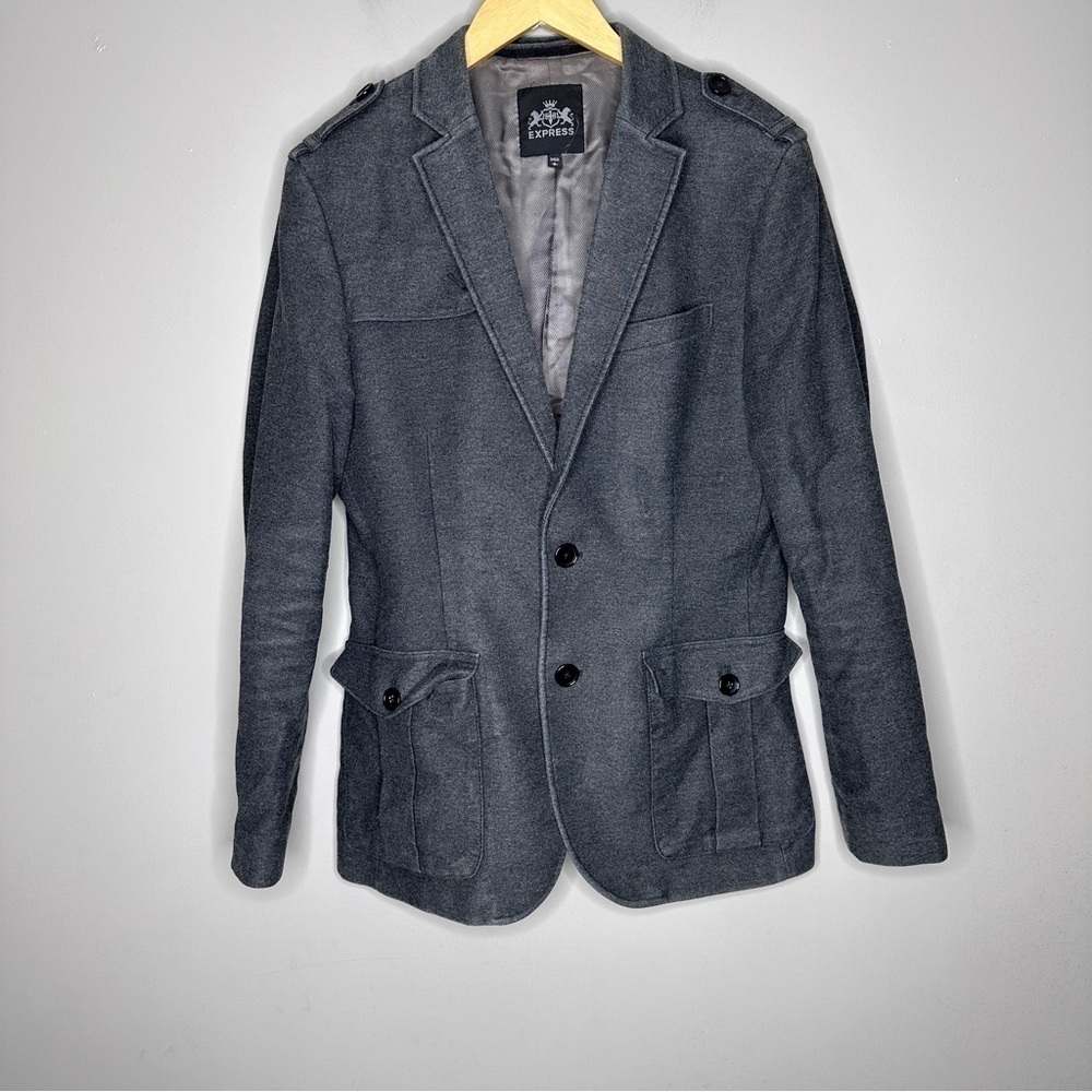 Express wool look blazer